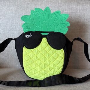Victorias Secret PINK Pineapple Insulated Mini Cooler Tote Shoulder Bag 2017